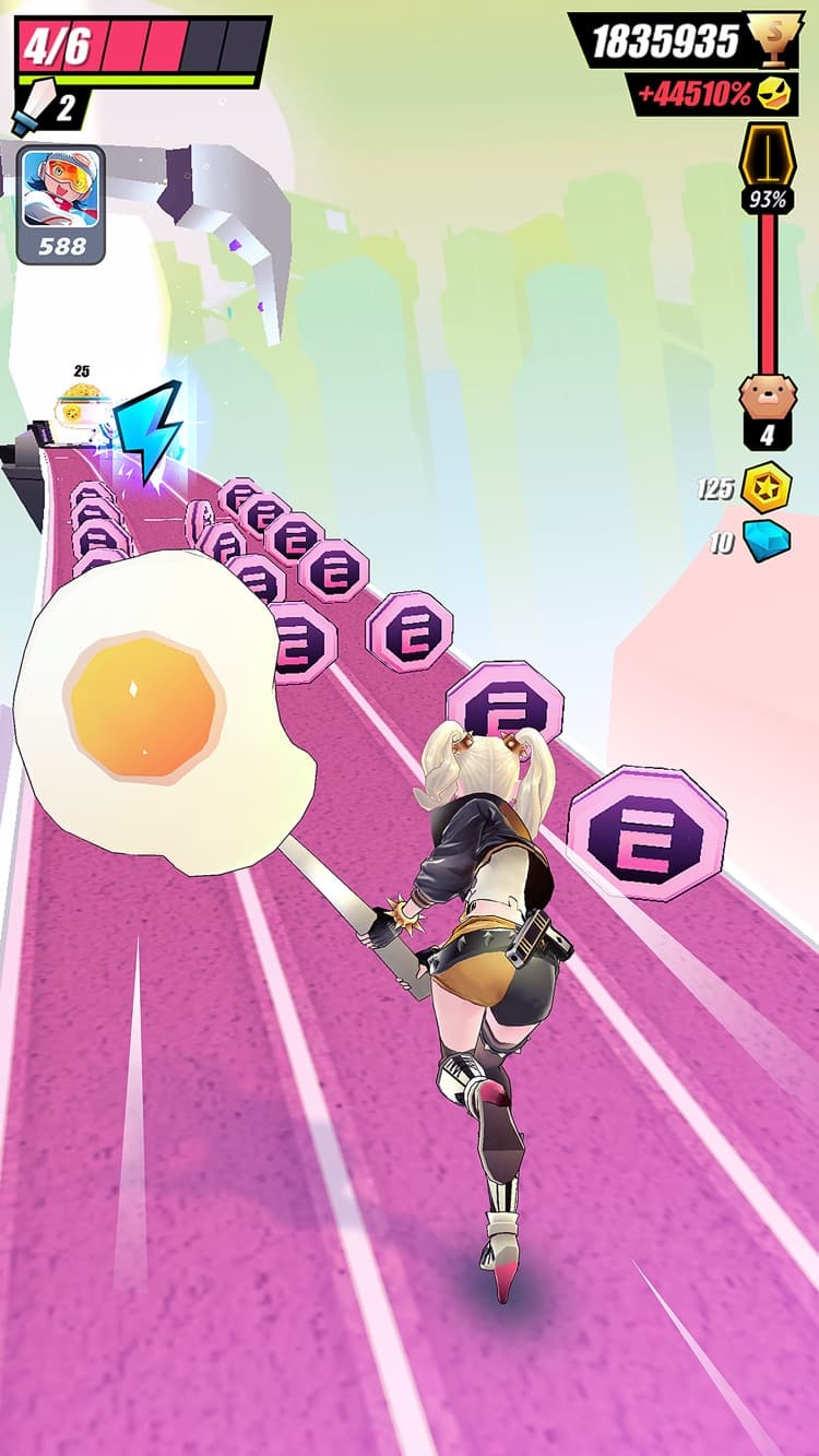 Slash & Girl - Endless Run screenshot 5